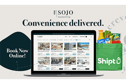 Stay Sojo Enhances Guest Conveniences with Online Booking, New Partnership for Same-Day Delivery Service with Shipt