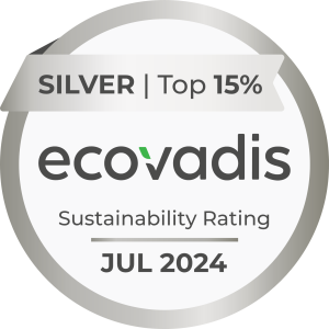 acovadis top 15% sustainability rating graphic